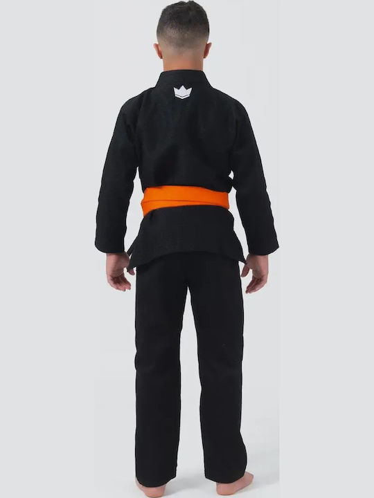 Kingz Kore Παιδική Στολή Jiu Jitsu Μαύρη