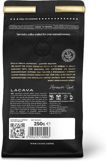 LaCava Καφές Espresso Chocolate σε Κόκκους 250gr