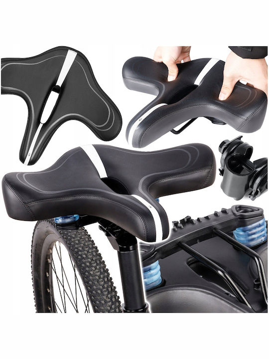 Black Bicycle Saddle City