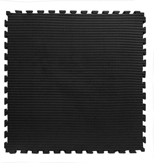 Rage Double Sided EVA Gym Floor Puzzle Tatami Mat Black 100x100x3cm
