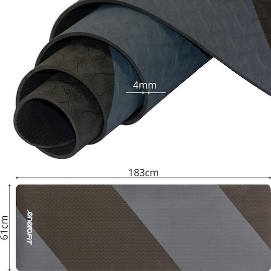 Enero Pilates Exercise Mat Gray