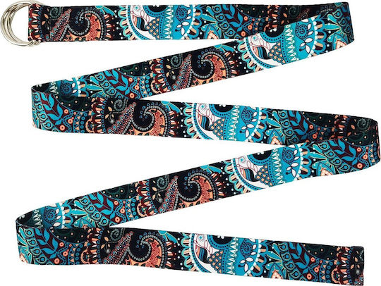 Enero Yoga Leg Stretching Strap Enero Fit 183x3.8 Cm Ethno