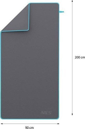 Nils Microfiber Towel Body Gray 200x90cm