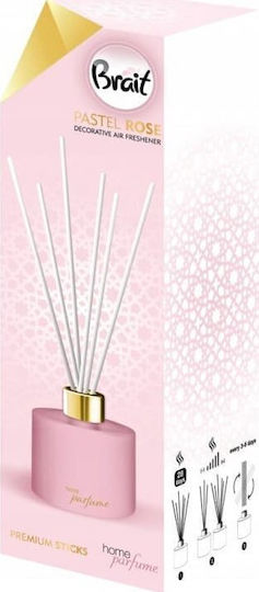 Brait Home Fragrance Decorative Scented Oil and Sticks Pastel Rose 100ml