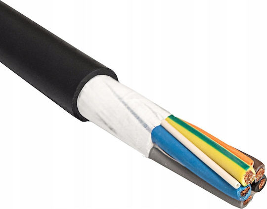 Power Cable Akyga Ev Power Cable Ak-sc-e12 Cu 5x6mm + 2x0.5mm 3-phase 32a 450/750v 1m