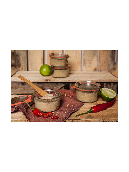Weck Set 6Stück Behälter Allgemeine Verwendung mit Deckel Glas Transparent 290ml