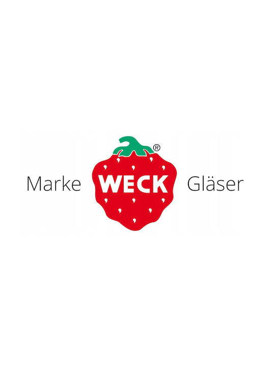 Weck Set of 6pcs Jars General Use with Lid Glass Transparent 1590ml