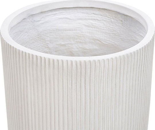 Beliani Pot Off White