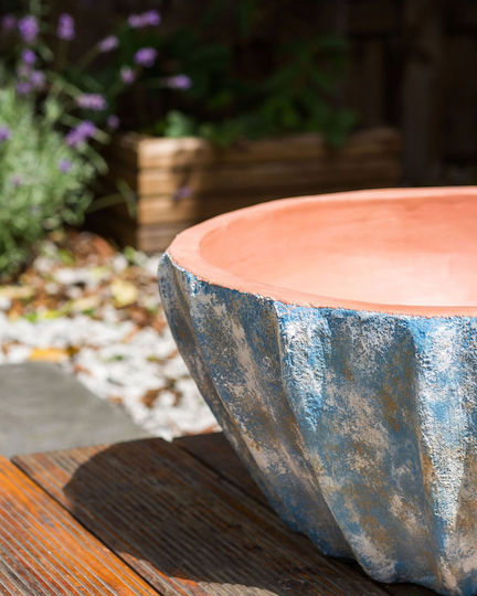 Beliani Ghiveci Ceramică Blue