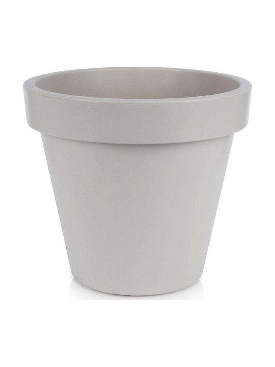 Vilde Γλάστρα Πλαστική Beige 35x35εκ.