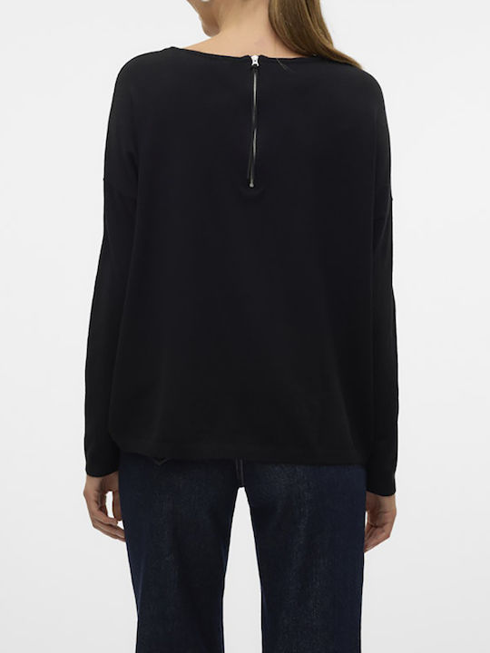 Vero Moda Aura Πουλόβερ Μαύρο