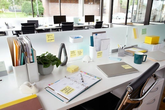 Post-it 3m Bloc Autocolant Post-it 76x127mm 12x100 File Galben