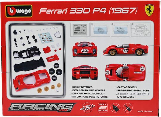 Bbu 1:24 Ferrari Racing 330p4 Daytona Roșu #23 26588