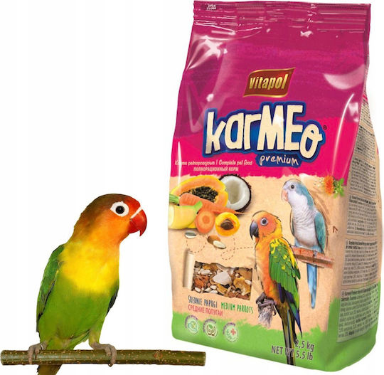 Vitapol Karmeo Premium Complete Food for Medium Parrots 2.5 Kg