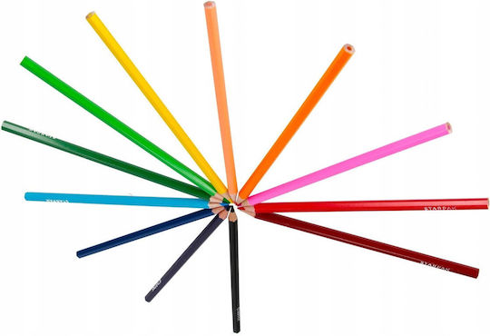 Olo Crayons 12 Colours Unicorn Stk Pud12/144