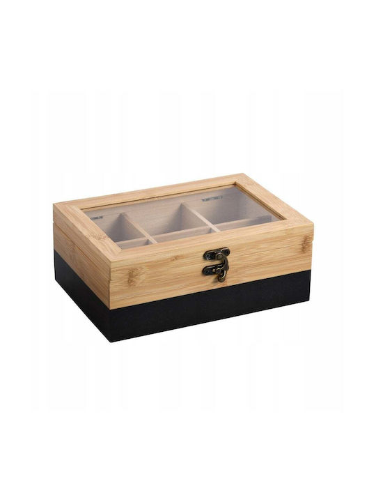 Kesper Box for Tea with Lid Wooden 15x8x21cm