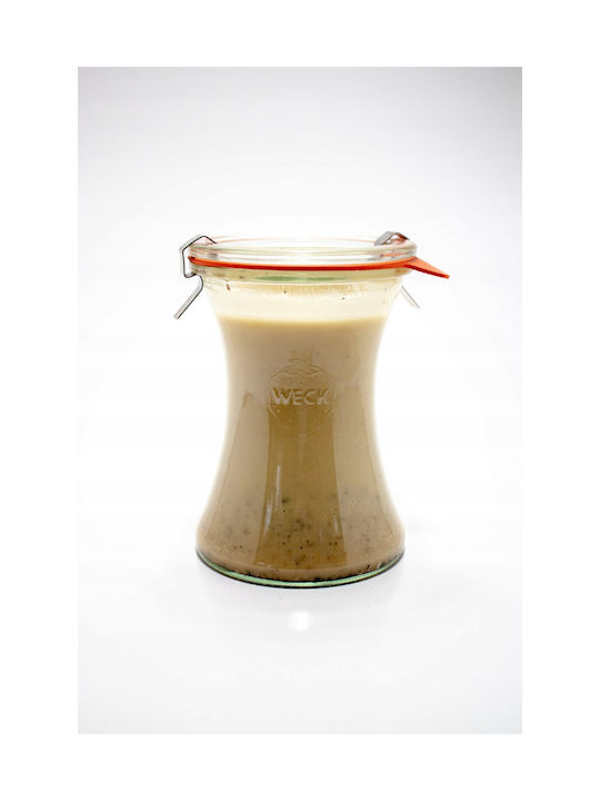 Weck Set of 6pcs Jars General Use with Lid Glass Transparent 370ml
