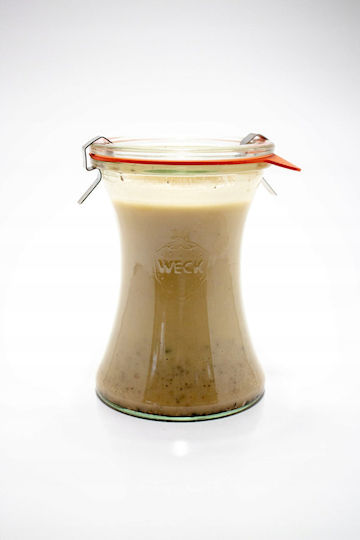 Weck Set 6Stücke Lebensmittelgläser Allgemeine Verwendung mit Deckel Glas Transparent 370ml 6Stücke