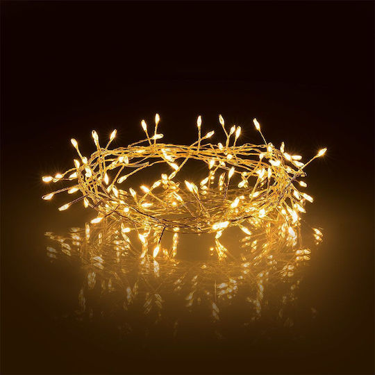 Retlux Crăciun Ghirlande Iluminată Alb 100x100cm 1buc