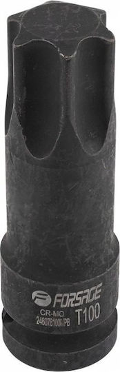 Forsage Μύτη-καρυδάκι Torx Κρούσης T100 1/2"