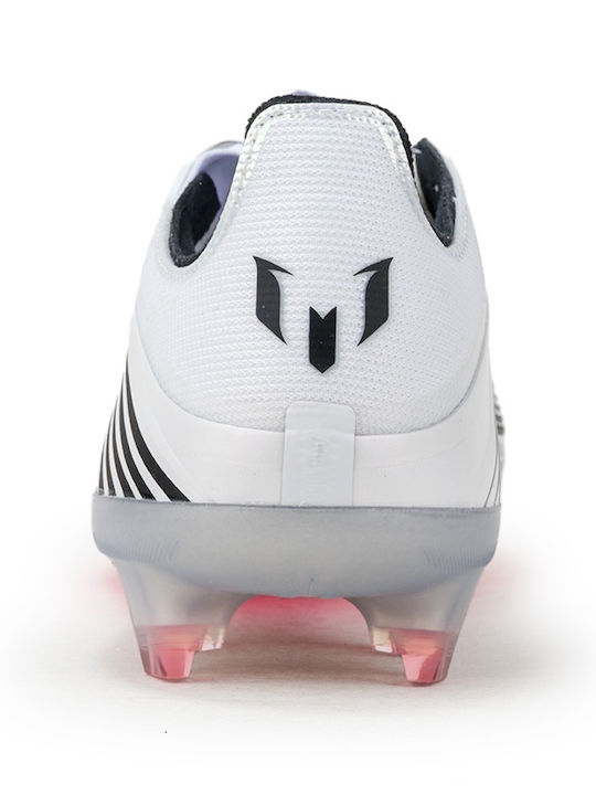 adidas F50 Pro FG Ποδοσφαιρικά Παπούτσια με Τάπες Λευκά