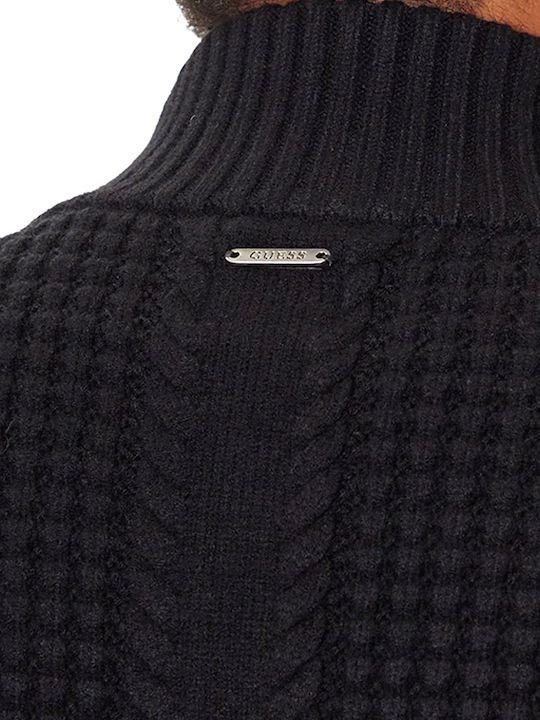 Men's Knitted Cardigan Black