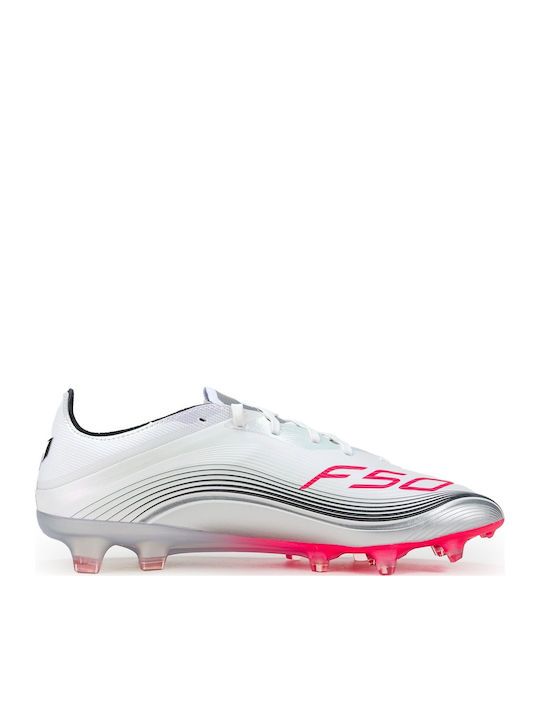 adidas F50 Pro Football Shoes with Cleats White