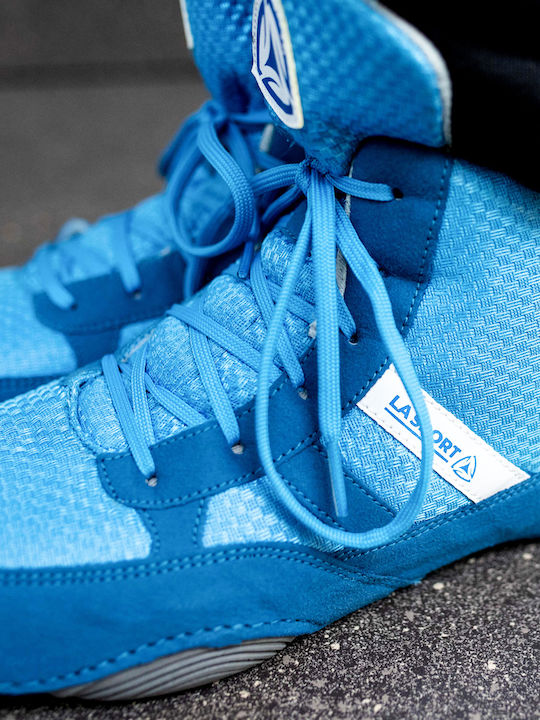 LA Sport Wrestling Shoes Blue