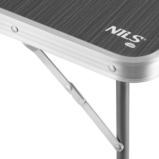 Nils Table for Camping Foldable 60x40x50cm Gray
