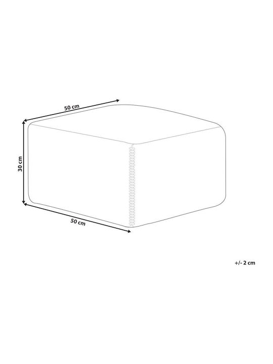 Πουφ Σκαμπό Cumbum Πολύχρωμο 50x50x30cm