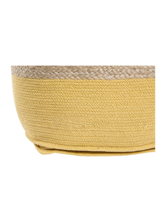 Pouf Hocker Kirama Gelb 44x44x44cm