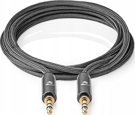 Nedis Cablu Audio Jack 3,5 Mm Male - 3,5 Mm Male Negru 5m Profigold