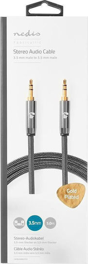 Nedis Cablu Audio Jack 3,5 Mm Male - 3,5 Mm Male Negru 5m Profigold