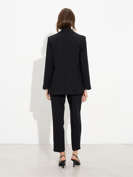 Passager Lung Blazer pentru femei Sacou Blazer