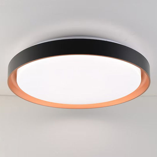 Keskor Plafonieră de Tavan 40buc Neagră cu LED Integrat