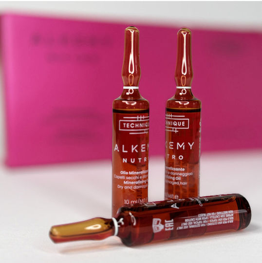 Technique Alkemy Nutro Αμπούλες Αναδόμησης Μαλλιών 10x10ml
