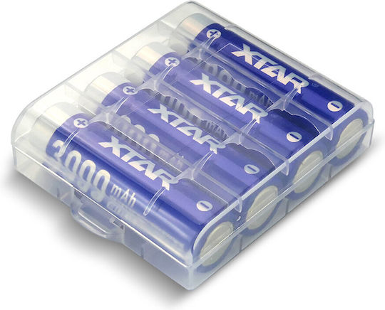 XTAR Презареждащи батерии AA Li-ion 3000mAh 1.5V 4бр