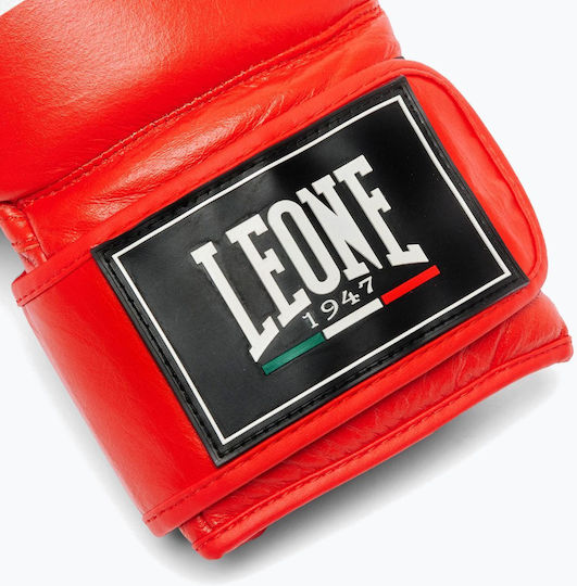 Leone 1947 Mănuși de Box din Piele pentru Competiție Roșii