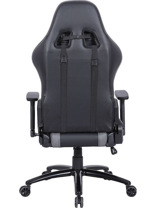 Steelplay SGC01 Artificial Leather Gaming Chair with Adjustable Arms Black