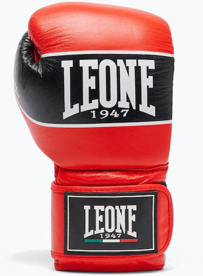 Leone 1947 Mănuși de Box din Piele pentru Competiție Roșii