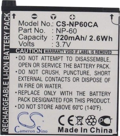 Cameron Sino Camera Battery SB7326