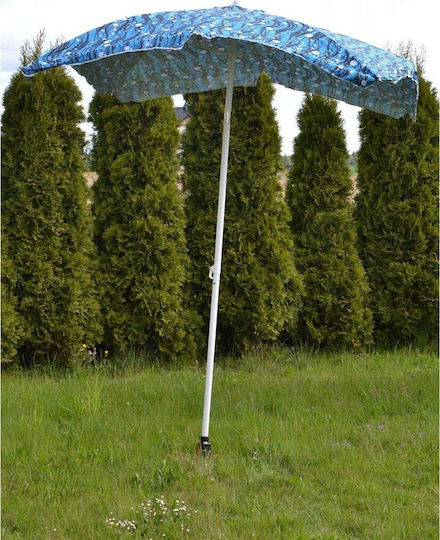 Saska Garden Faltbar Strandsonnenschirm Durchmesser 1.8m Blau