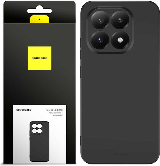 Spacecase Silicone Back Cover Silicone Black (Xiaomi 15T)