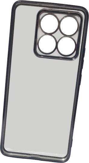 Naxius Plating Back Cover Silicon Negru (Xiaomi 14TRealme 14T)