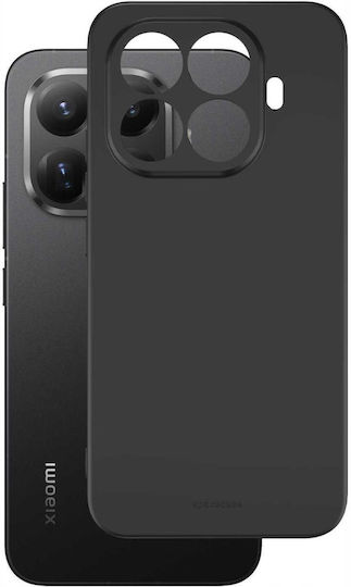 Spacecase Silicone Back Cover Silicone Black (Xiaomi 15T Pro)