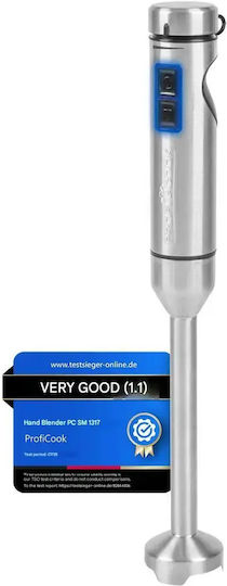 Profi Cook Blender De Mână Cu Tijă Din Inox 1000W Argintiu
