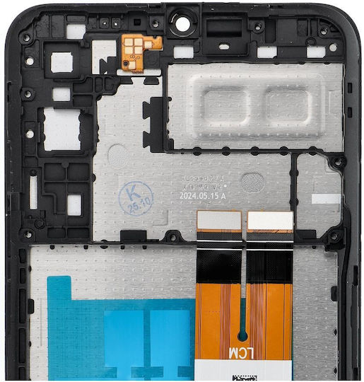 OG Screen with Touch Mechanism and Frame for SAMSUNG A04E A042 (Black)