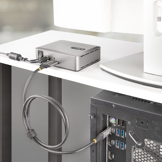 StarTech Hub 7 Θυρών USB 3.0 με σύνδεση USB-C Ασημί