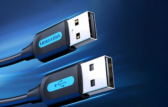 Vention USB 2.0 Kabel USB-A-Stecker - USB-B-Buchse Schwarz 5m CBIBJ