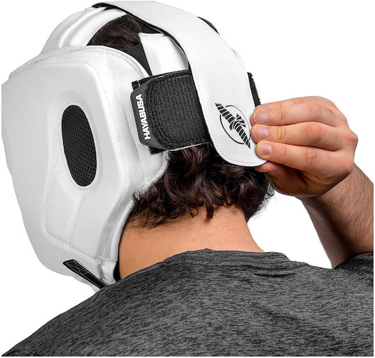 Hayabusa Adult Full Face Boxing Headgear White